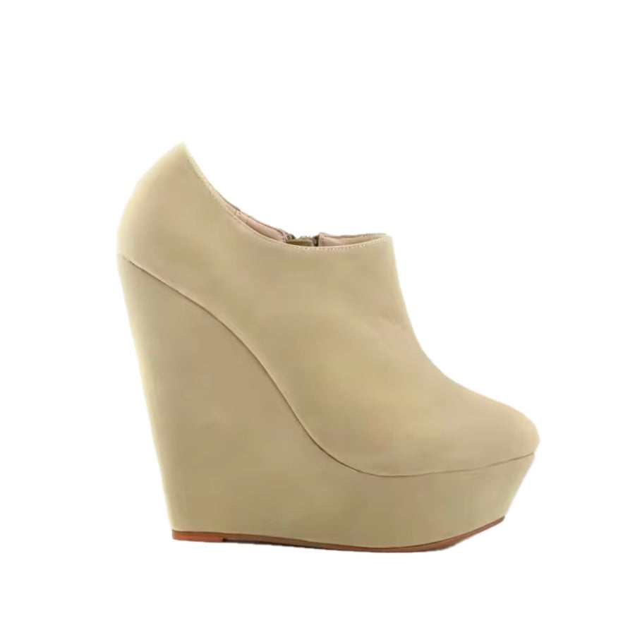 Chunky Wedge Boots