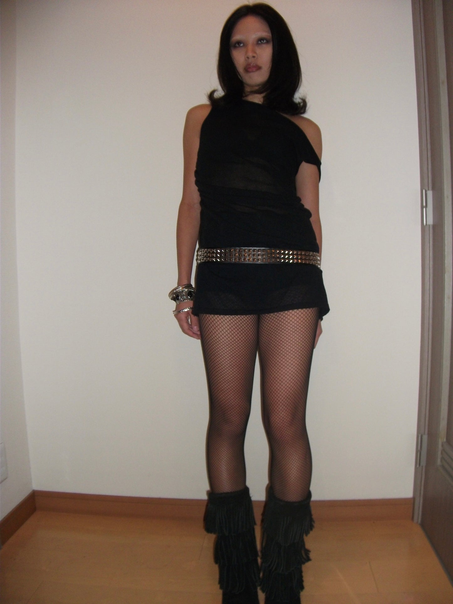 Studded Reworked Belt