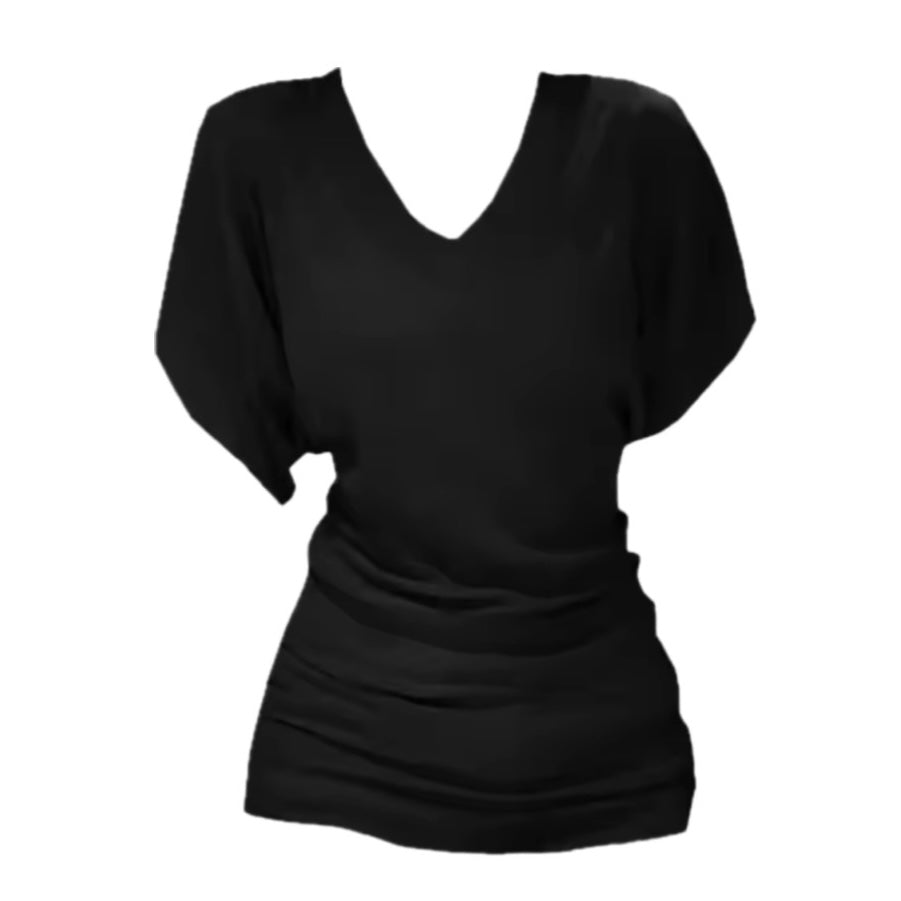 Deep V Batwing Tee