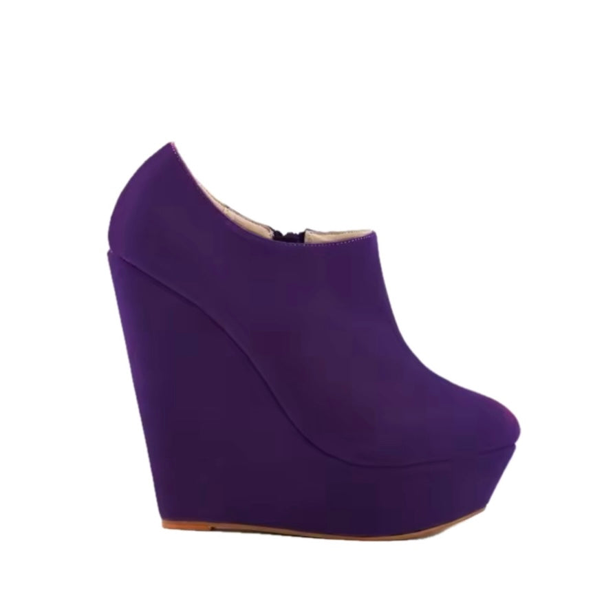 Chunky Wedge Boots