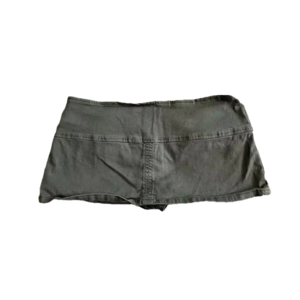 Lime Low Rise Skirt