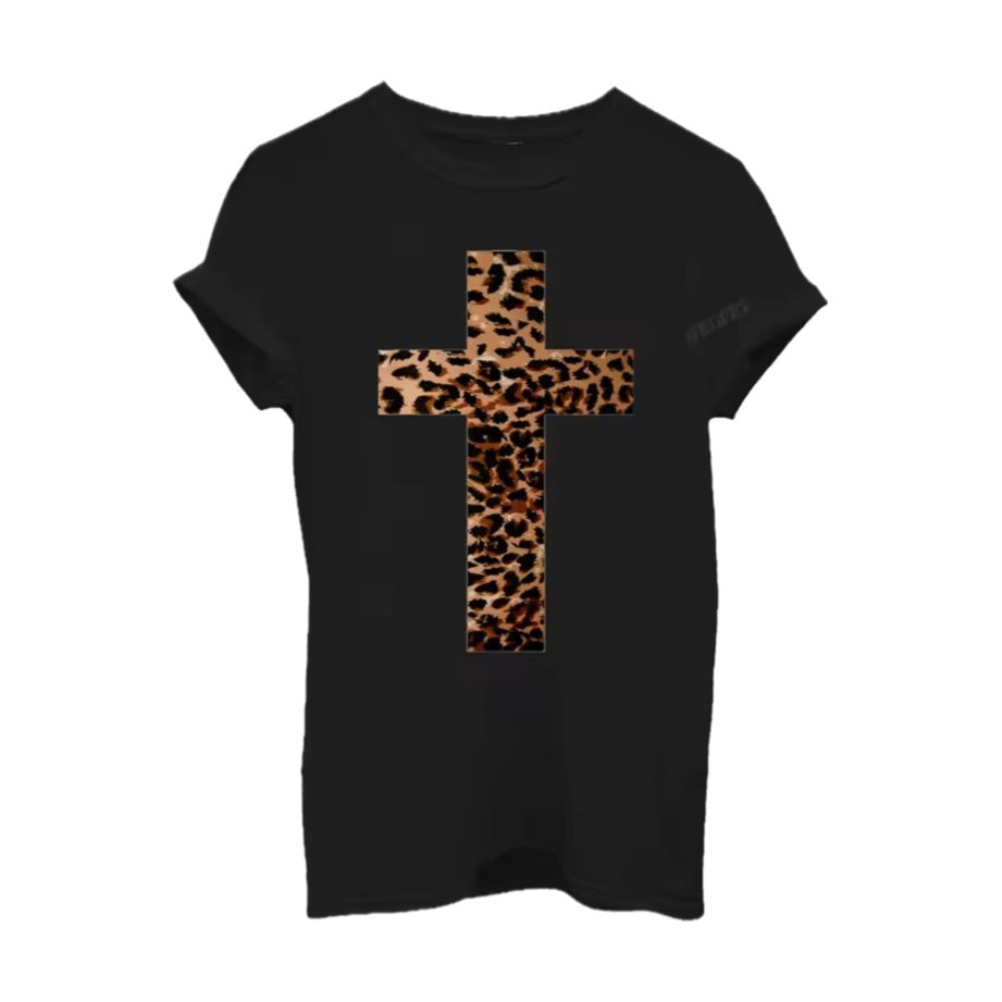 Leopard Faith Tee