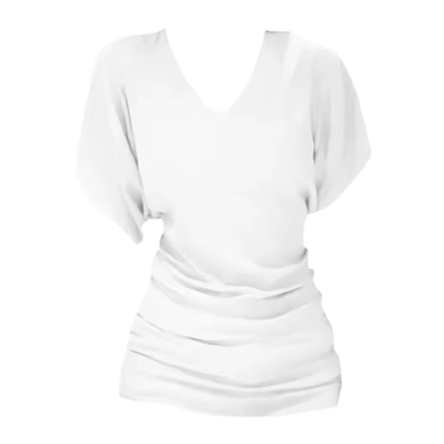 Deep V Batwing Tee