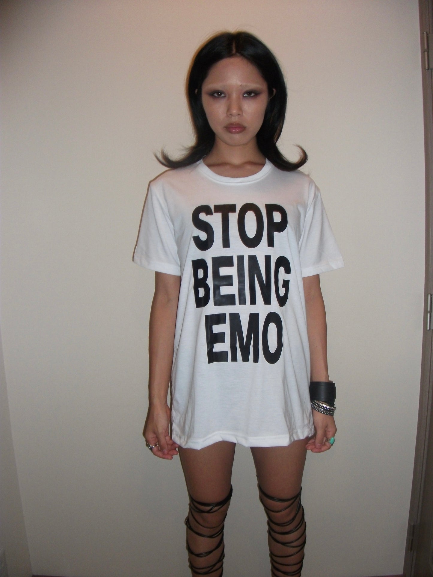 STOP BEING EMO TEE