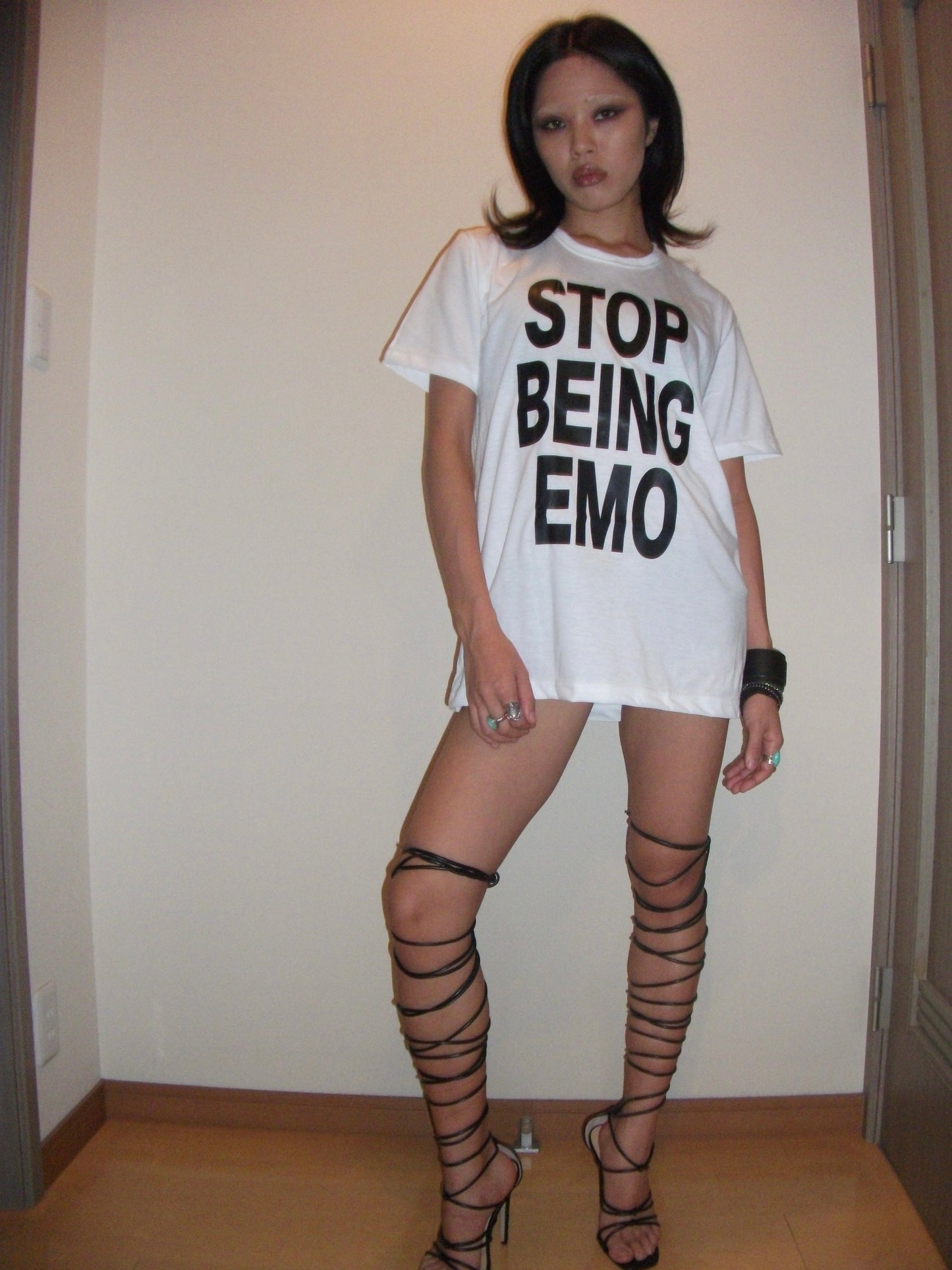 Lace Up High Heel