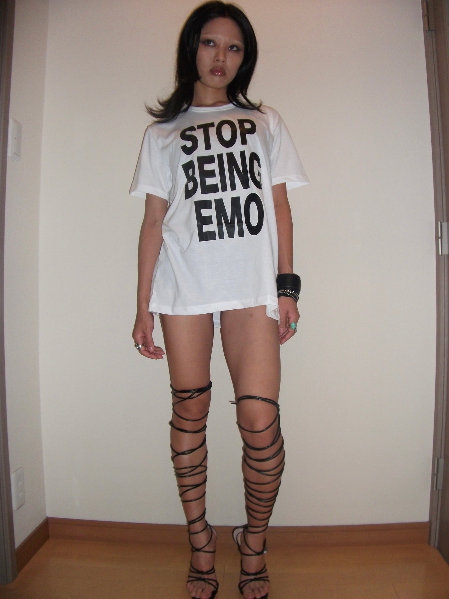 Lace Up High Heel