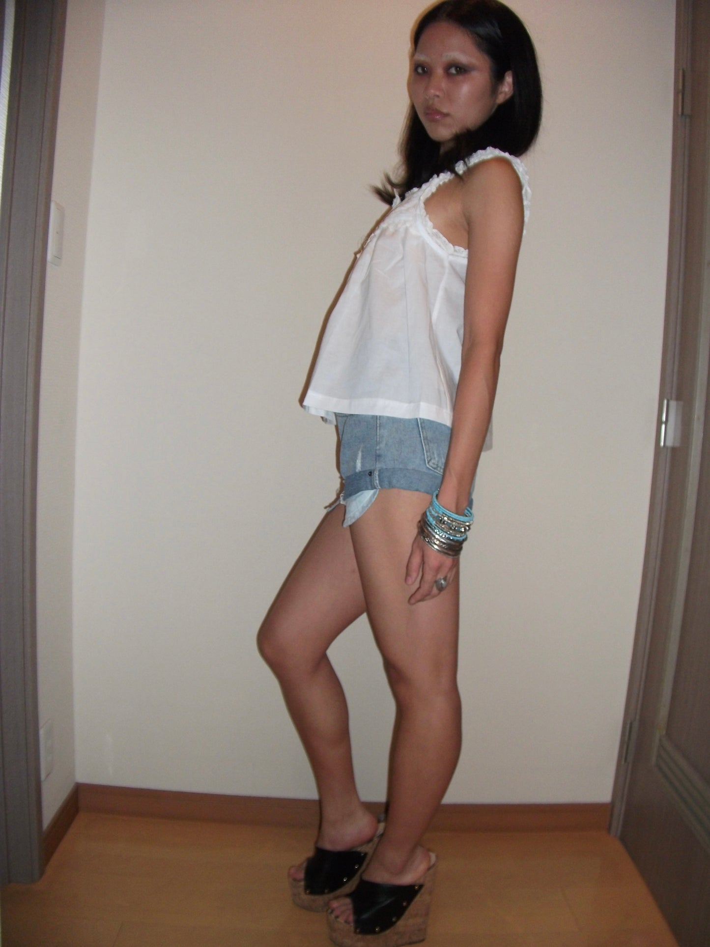 Blue Denim Shorts