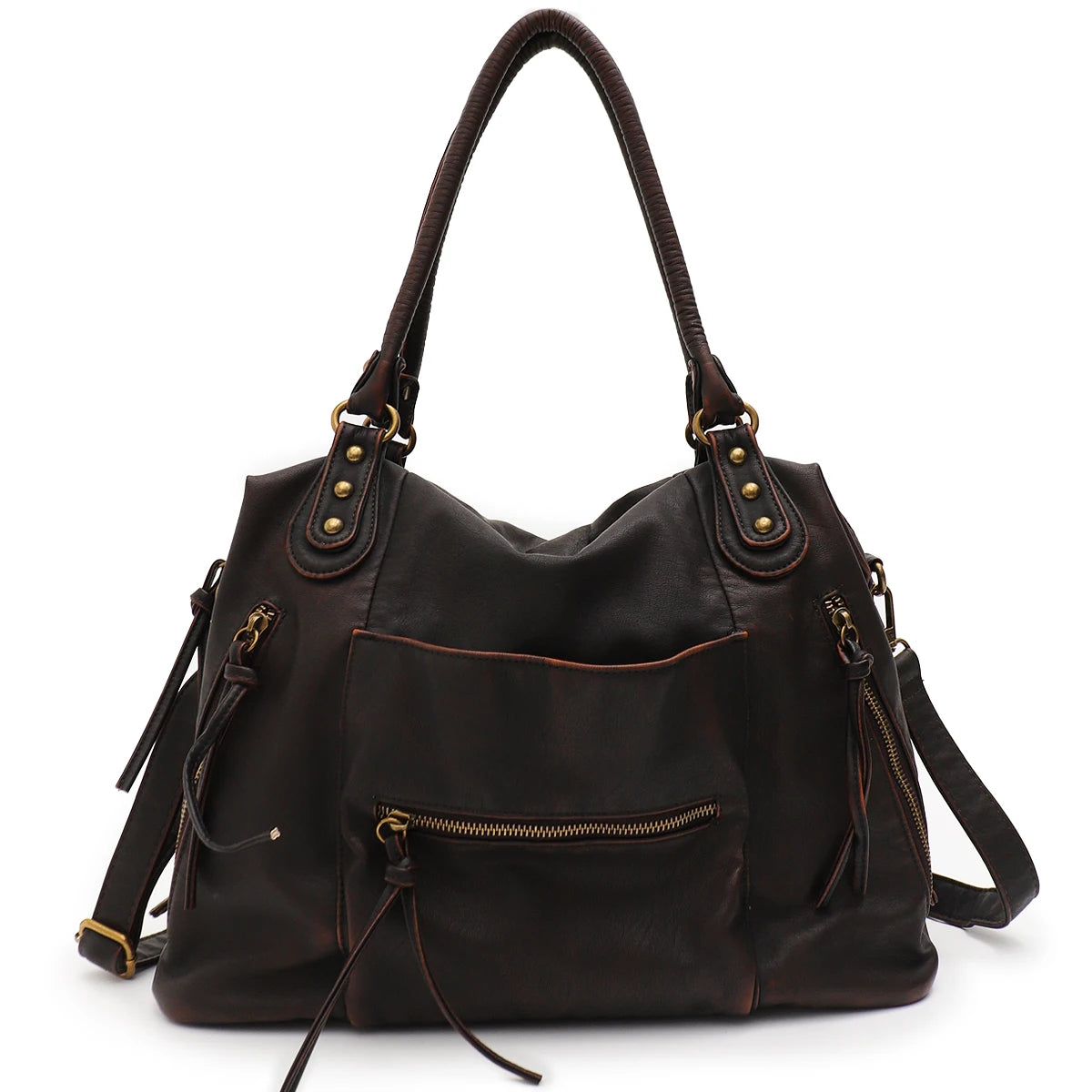 Rivet Crossbody Shoulder Bag