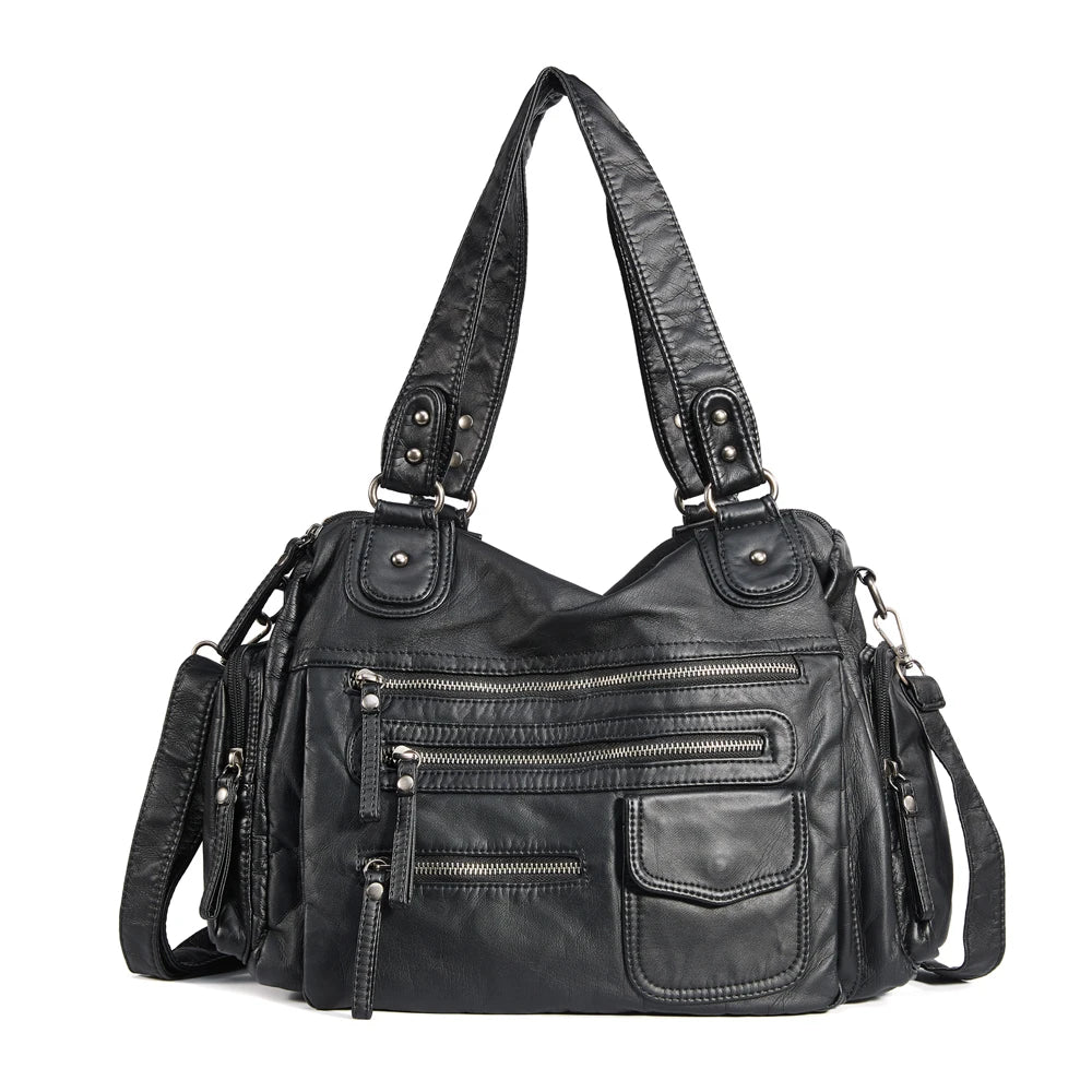 Leather Hobo Bag