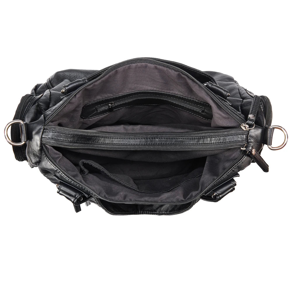 Leather Hobo Bag