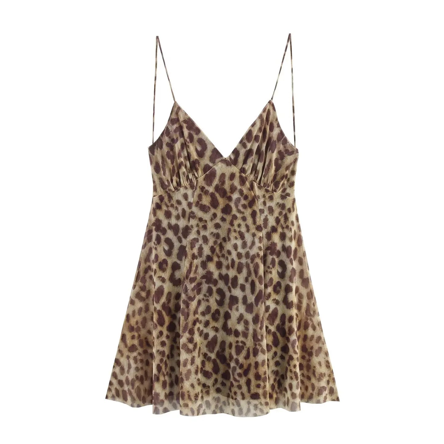 Chic Leopard Mini Dress