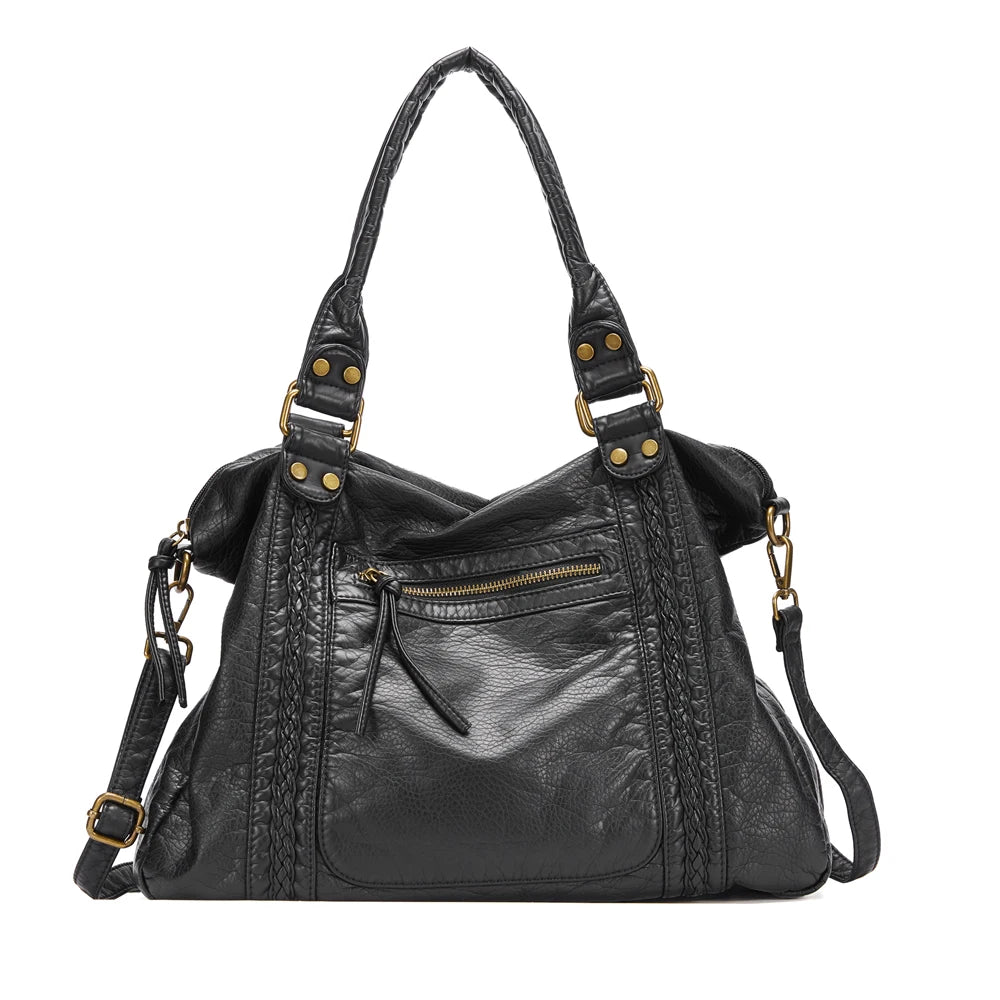Washed Leather Bag