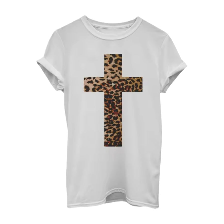 Leopard Faith Tee