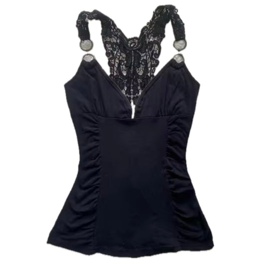 Lace Backless Tank