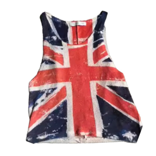 Union Jack Contrast Tank