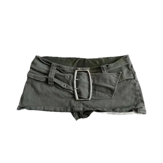 Lime Low Rise Skirt