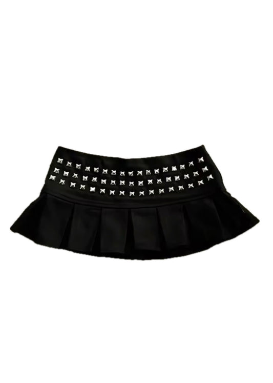Micro Studded Skirt