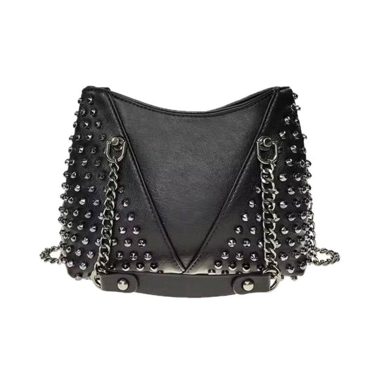 Off Duty Spikes Chain Bag