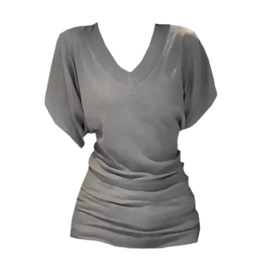 Deep V Batwing Tee