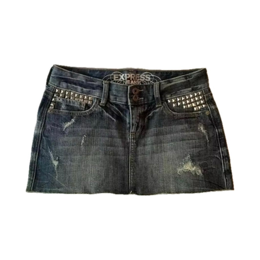 Rivet Studded Mini Skirt