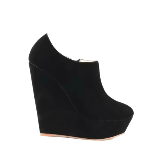 Chunky Wedge Boots