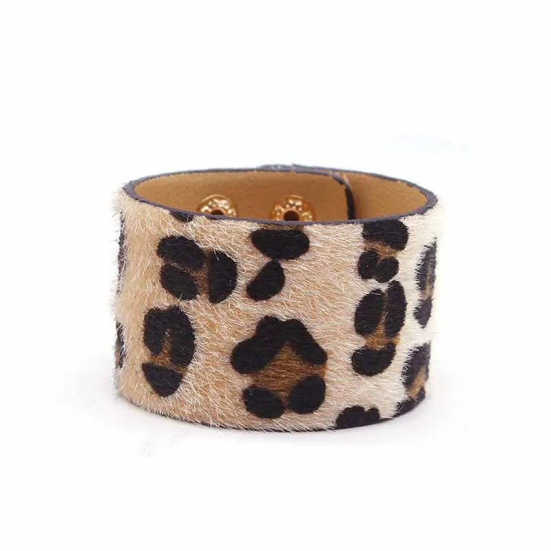 Leopard Circle Cuff
