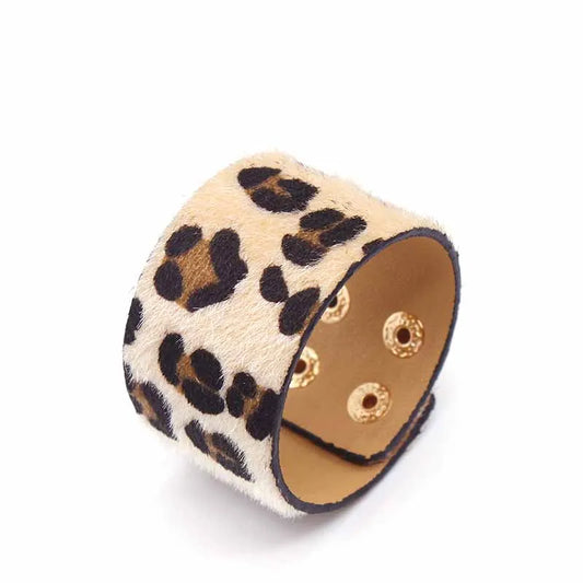 Leopard Circle Cuff