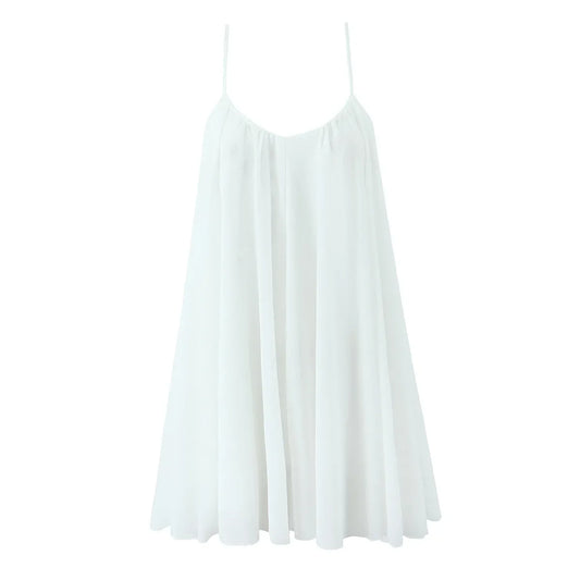 Backless Puffy Dress