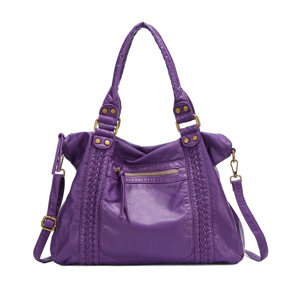 Washed Leather Bag