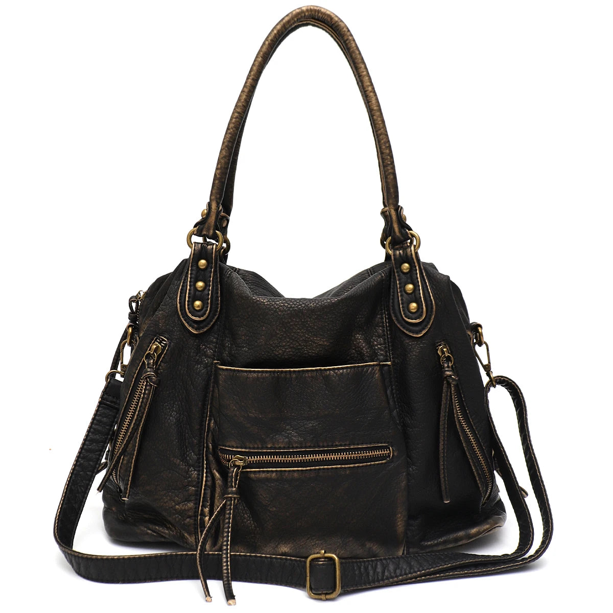 Rivet Crossbody Shoulder Bag