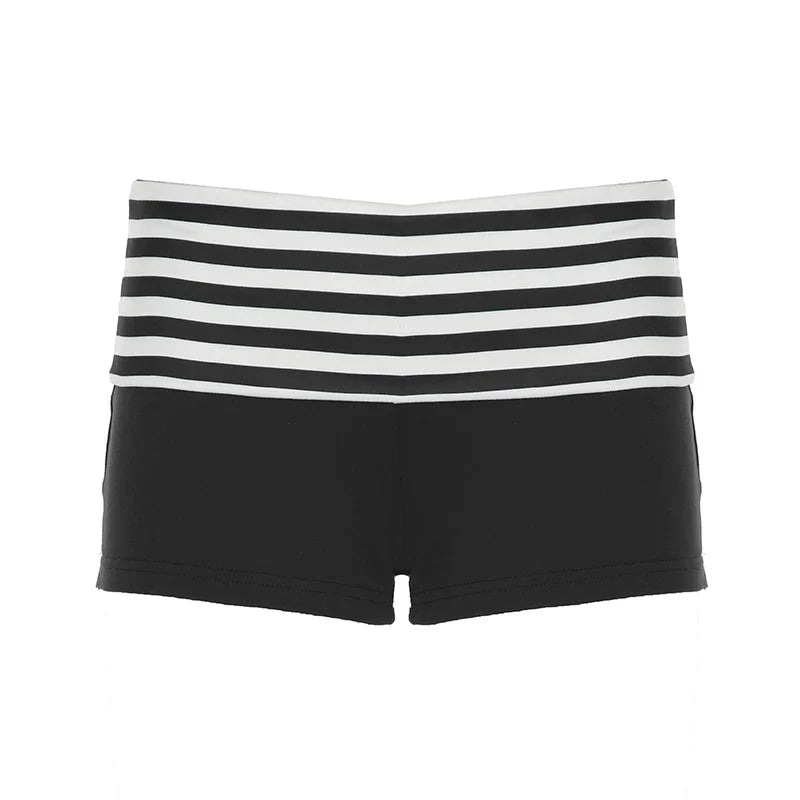 Striped Knit Shorts