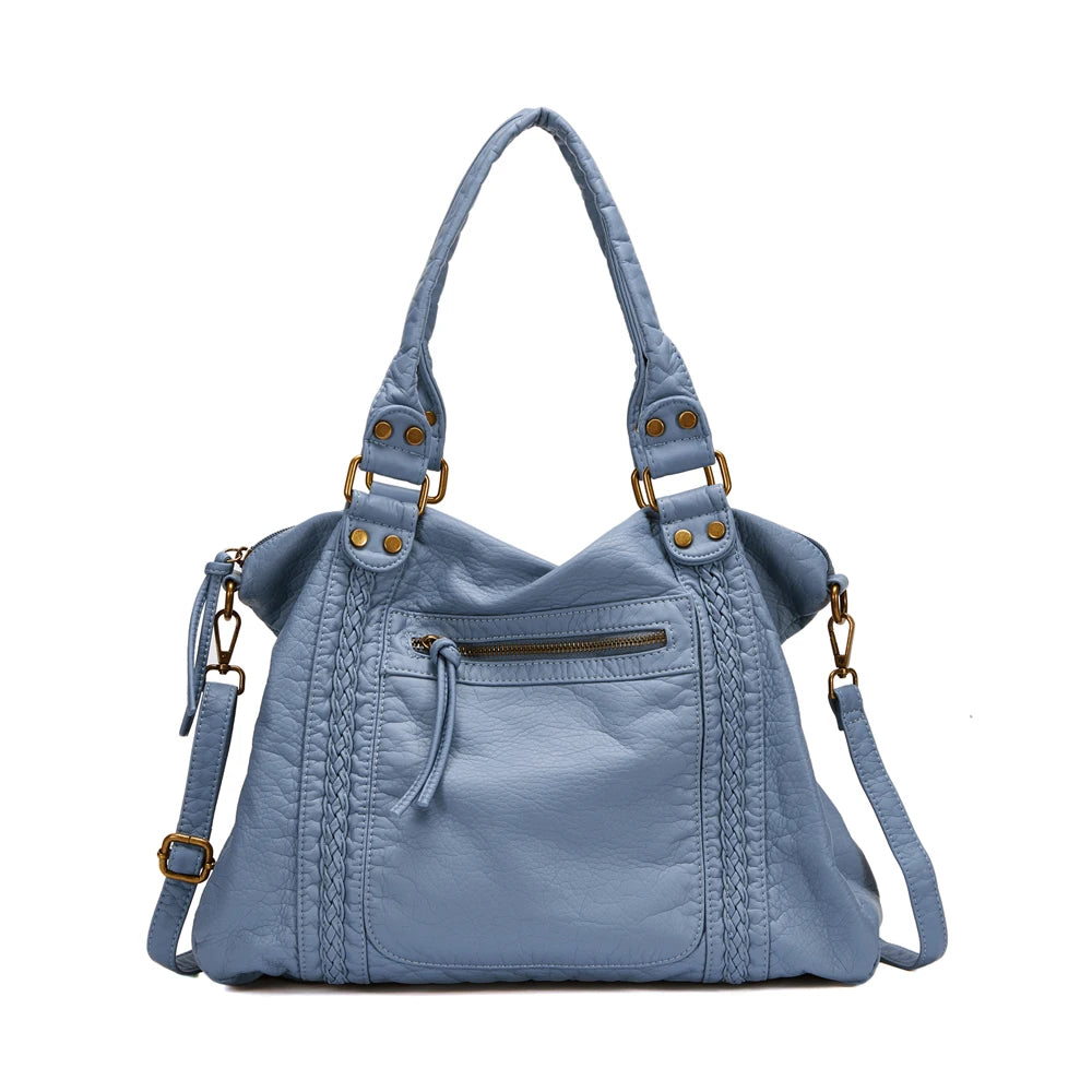 Washed Leather Bag