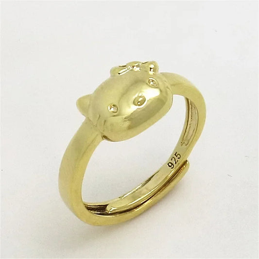 Hello Kitty 24K Gold Ring